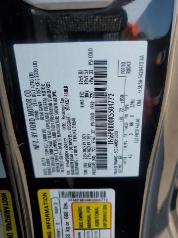 2019 FORD MUSTANG BU 1FA6P8K00K5504772