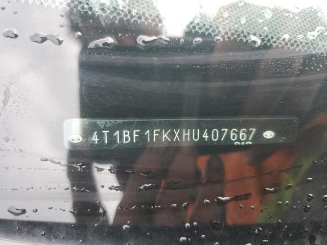 2017 TOYOTA CAMRY LE #3284027811