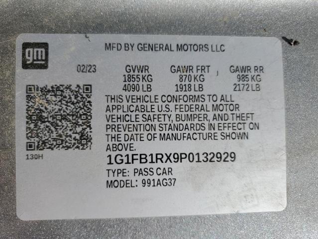 2023 CHEVROLET CAMARO LS - 1G1FB1RX9P0132929