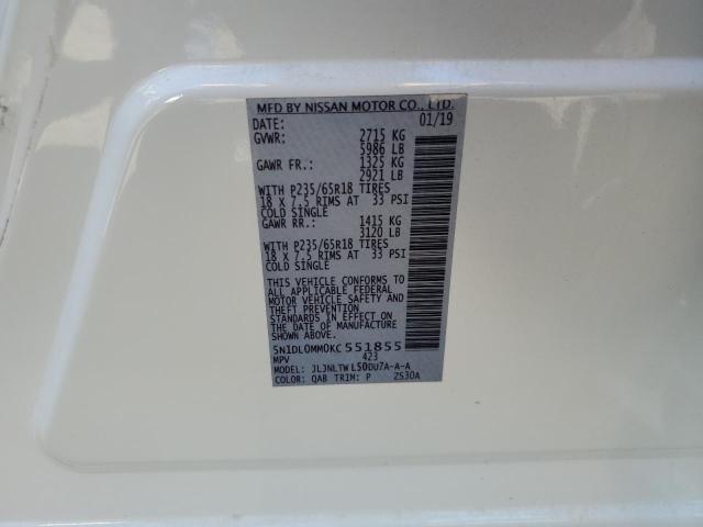 2019 INFINITI QX60 LUXE 5N1DL0MM0KC551855