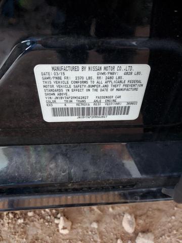 2015 INFINITI Q50 BASE JN1BV7AP2FM342827