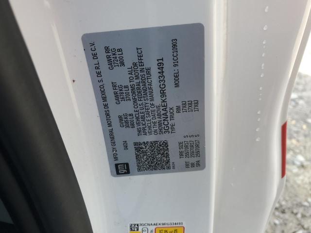 2024 CHEVROLET SILVERADO C1500 3GCNAAEK9RG334491