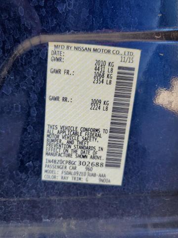 2016 NISSAN LEAF SV 1N4BZ0CP8GC302688