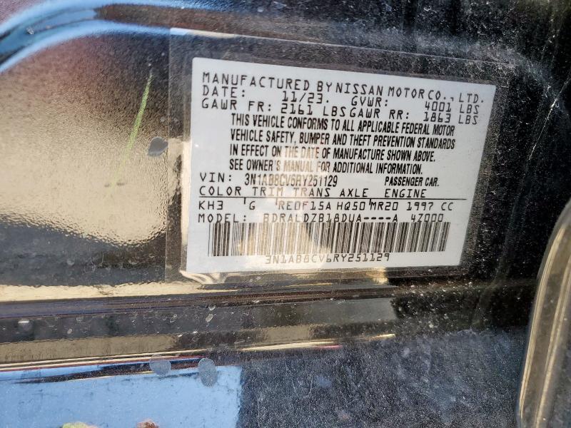 2024 NISSAN SENTRA SV - 3N1AB8CV6RY251129