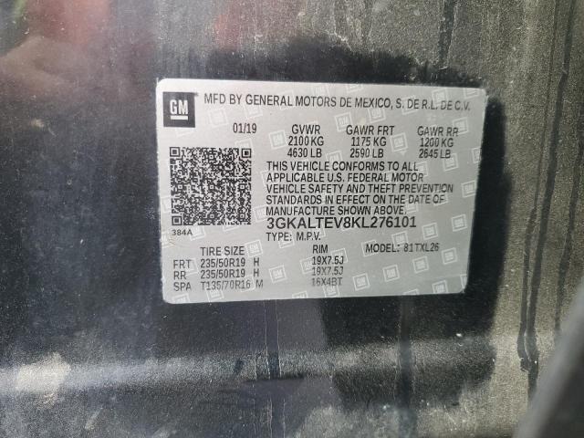 2019 GMC TERRAIN SL 3GKALTEV8KL276101