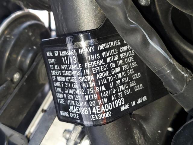 2014 KAWASAKI EX300 B JKAEX8B14EA001993