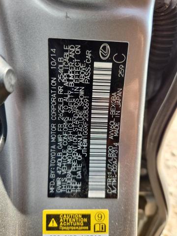 2015 LEXUS ES 300H JTHBW1GGXF2083691