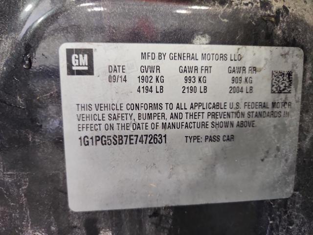 2014 CHEVROLET CRUZE LTZ - 1G1PG5SB7E7472631