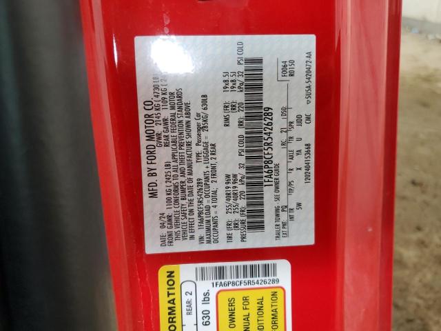 2024 FORD MUSTANG GT - 1FA6P8CF5R5426289