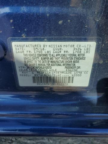 2019 NISSAN VERSA S - 3N1CN7AP2KL812573