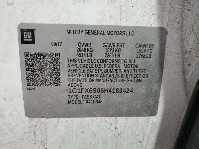 2017 CHEVROLET BOLT EV PR #3269085073