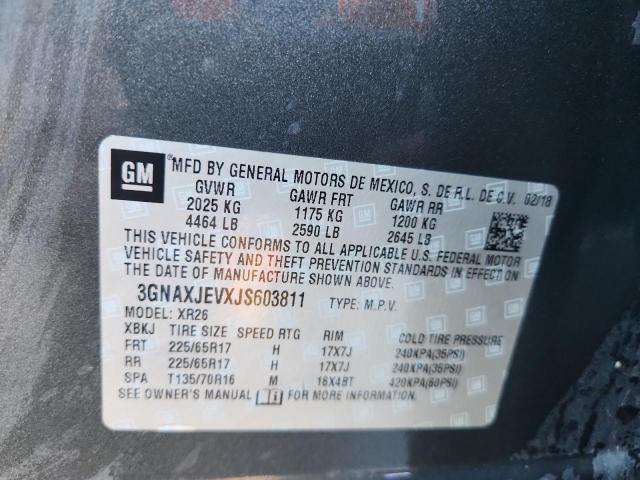 2018 CHEVROLET EQUINOX LT #3296679026