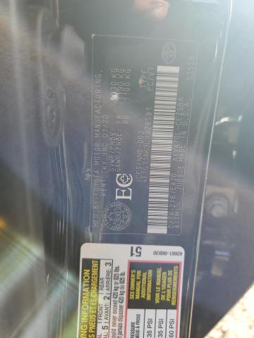 2020 TOYOTA CAMRY SE 4T1G11AK3LU926581