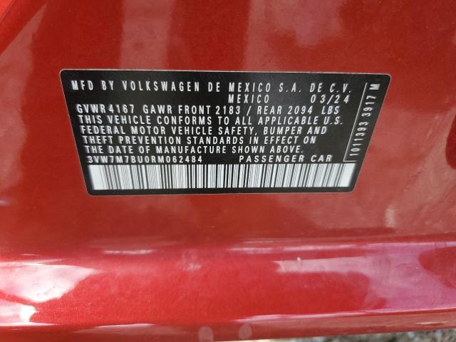 2024 VOLKSWAGEN JETTA SE 3VW7M7BU0RM062484