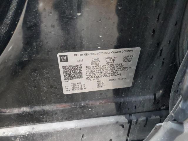 2020 CHEVROLET EQUINOX LT 2GNAXUEV0L6165741