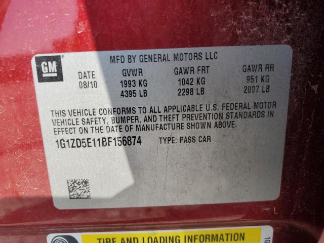 2011 CHEVROLET MALIBU 2LT #3290305238