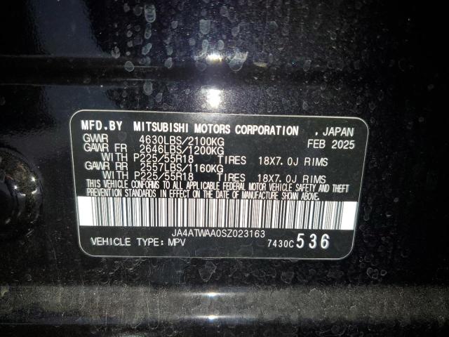 2025 MITSUBISHI ECLIPSE CR JA4ATWAA0SZ023163