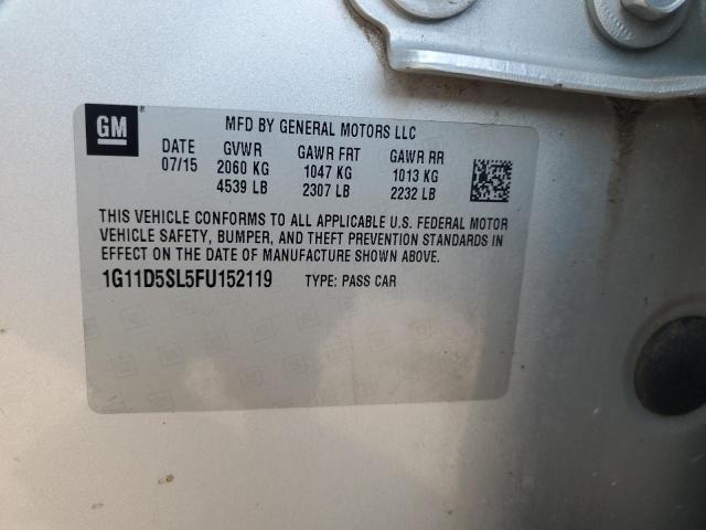 2015 CHEVROLET MALIBU 2LT 1G11D5SL5FU152119