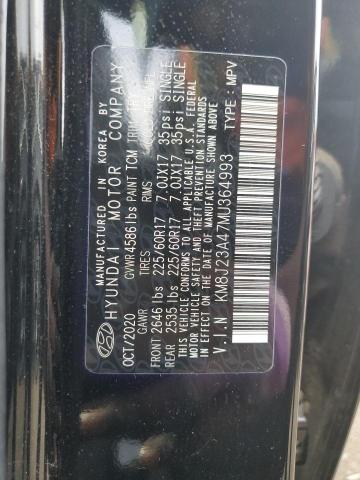 2021 HYUNDAI TUCSON SE - KM8J23A47MU364993