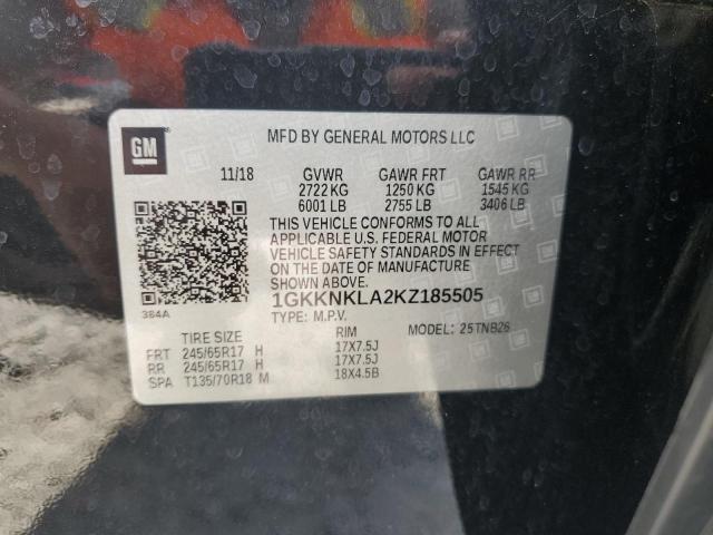 2019 GMC ACADIA SLE 1GKKNKLA2KZ185505