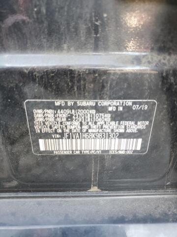 2019 SUBARU WRX LIMITE JF1VA1H68K9831302