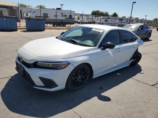HONDA CIVIC SPOR 2022 white  gas 2HGFE2F54NH525867 photo #1