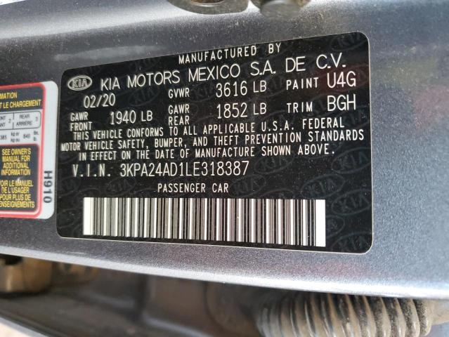 2020 KIA RIO LX 3KPA24AD1LE318387