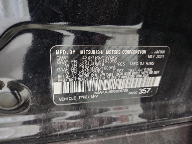 2021 MITSUBISHI OUTLANDER JA4APUAU6MU028709