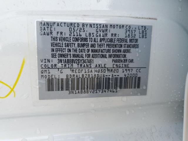 2025 NISSAN SENTRA S - 3N1AB8BV2SY347461