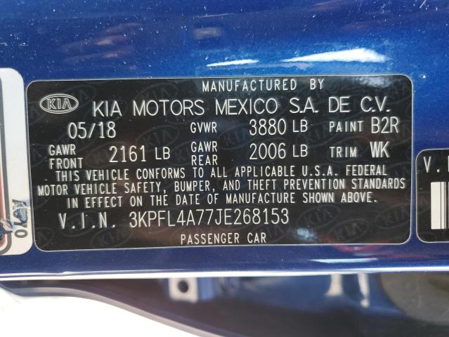 2018 KIA FORTE LX - 3KPFL4A77JE268153