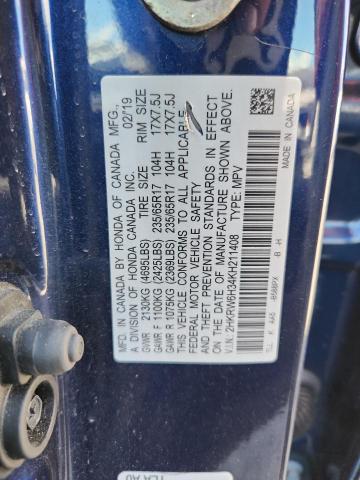 2019 HONDA CR-V LX - 2HKRW6H34KH211408