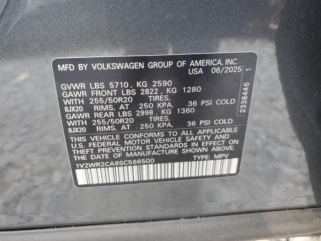 2025 VOLKSWAGEN ATLAS SE 1V2WR2CA9SC566500