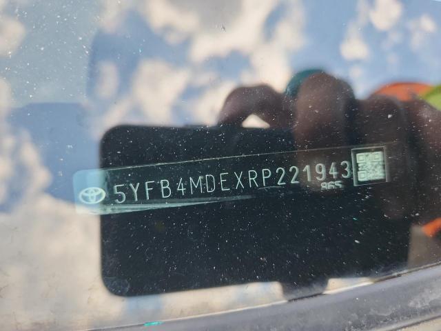 2024 TOYOTA COROLLA LE 5YFB4MDEXRP221943