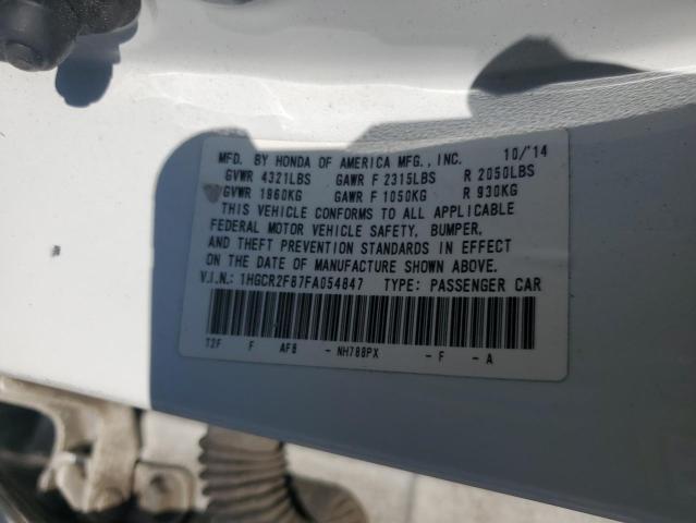 2015 HONDA ACCORD EXL 1HGCR2F87FA054847