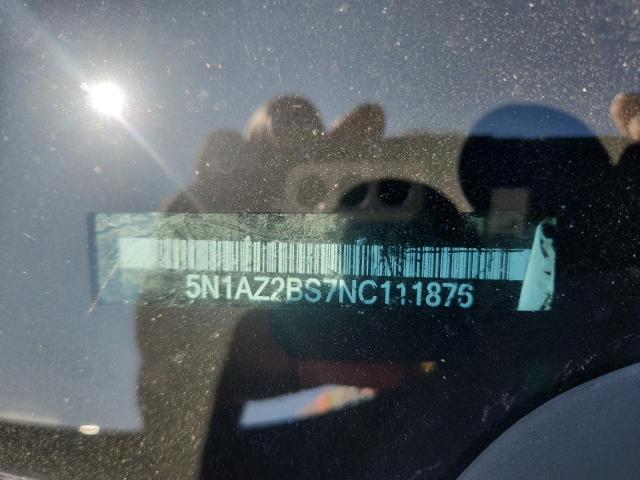 2022 NISSAN MURANO SV - 5N1AZ2BS7NC111876