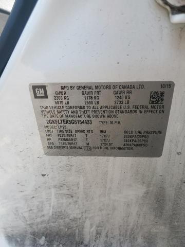 2016 GMC TERRAIN SL 2GKFLTEK5G6154433
