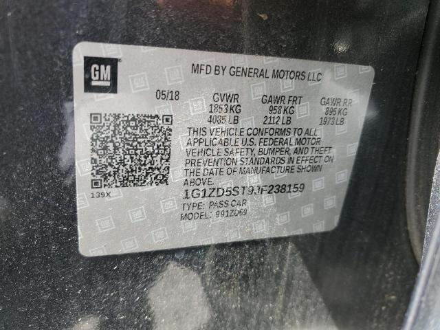 2018 CHEVROLET MALIBU LT - 1G1ZD5ST9JF238159