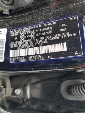 2021 TOYOTA HIGHLANDER - 5TDLZRAH8MS062762