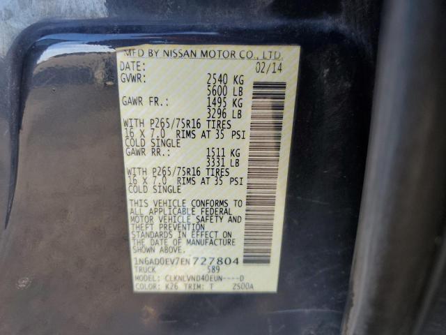 2014 NISSAN FRONTIER S - 1N6AD0EV7EN727804