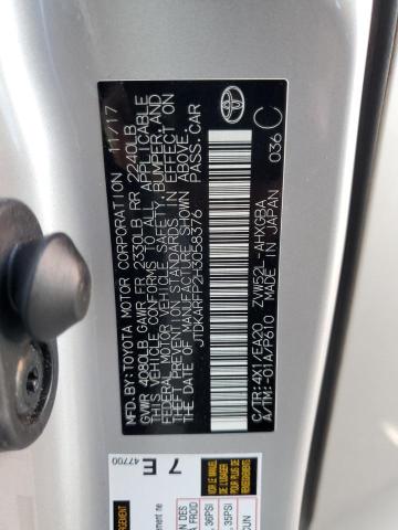 2017 TOYOTA PRIUS PRIM JTDKARFP2H3058376
