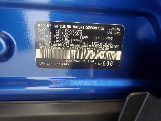2025 MITSUBISHI ECLIPSE CR JA4ATWAA1SZ033796