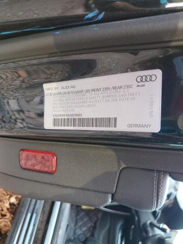 2020 AUDI A4 PREMIUM WAUHMAF49LN009663