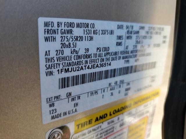 2018 FORD EXPEDITION 1FMJU2AT4JEA36514