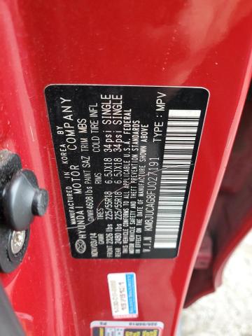 2015 HYUNDAI TUCSON LIMITED KM8JUCAG8FU027191