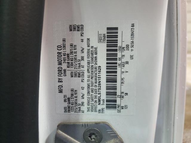 2022 FORD TRANSIT CONNECT XL #3296224441