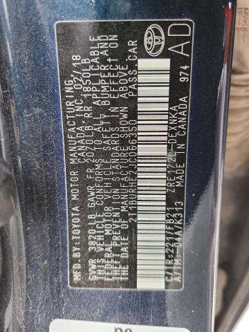 2018 TOYOTA COROLLA L - 2T1BURHE2JC066350