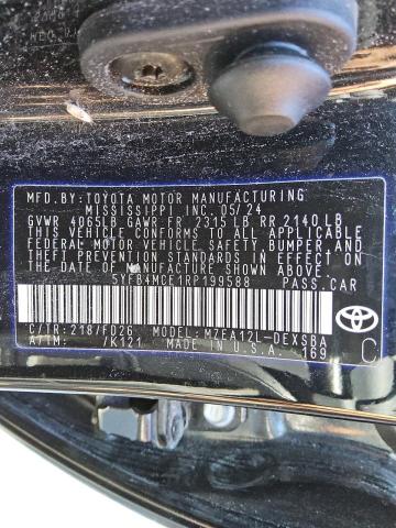 2024 TOYOTA COROLLA NI 5YFB4MCE1RP199588