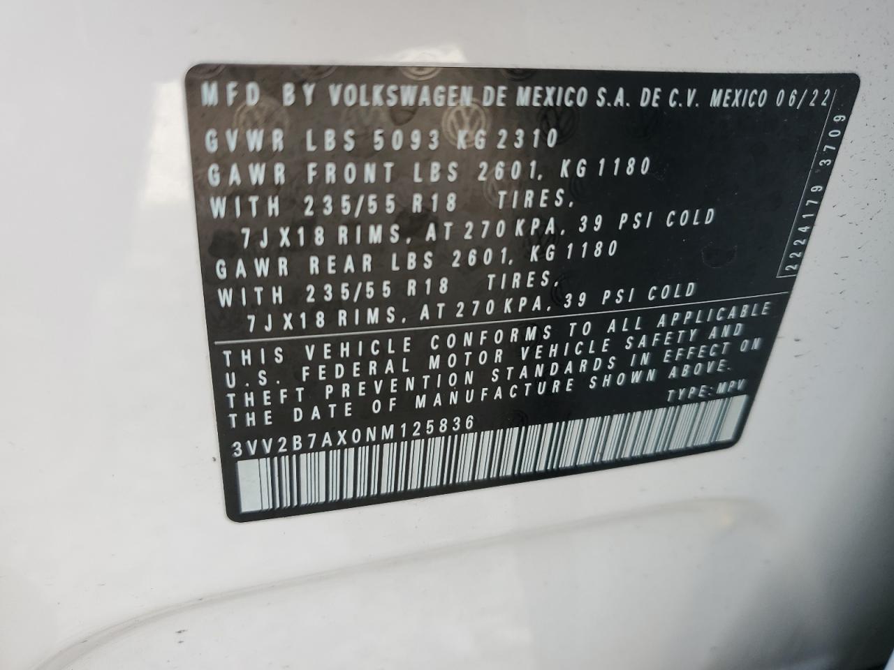 VOLKSWAGEN TIGUAN SE