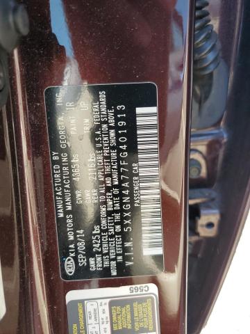 2015 KIA OPTIMA EX - 5XXGN4A77FG401913