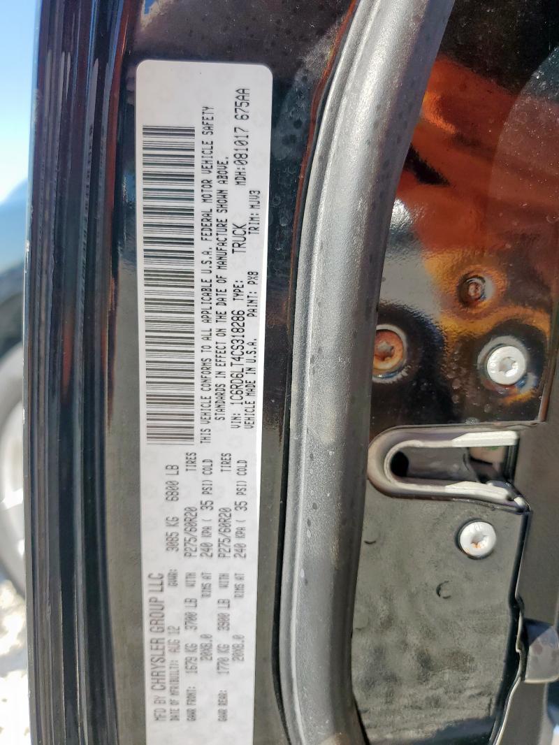 2012 DODGE RAM 1500 S - 1C6RD6LT4CS318286